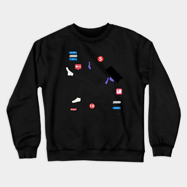 imma need some space Crewneck Sweatshirt by nicolemauck